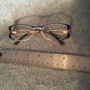 Navy Blue Rectangular Eyeglass Frames (Women’s)